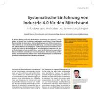 Systematische Einführung von Industrie 4.0 für den Mittelstand
